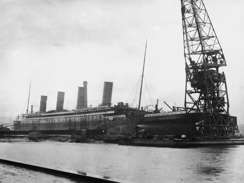 The Titanic in a dry dock in Belfast.
The musicians employed to play music for the first-class passengers had to learn 352 songs by heart so they didn’t need to have sheet music with them.