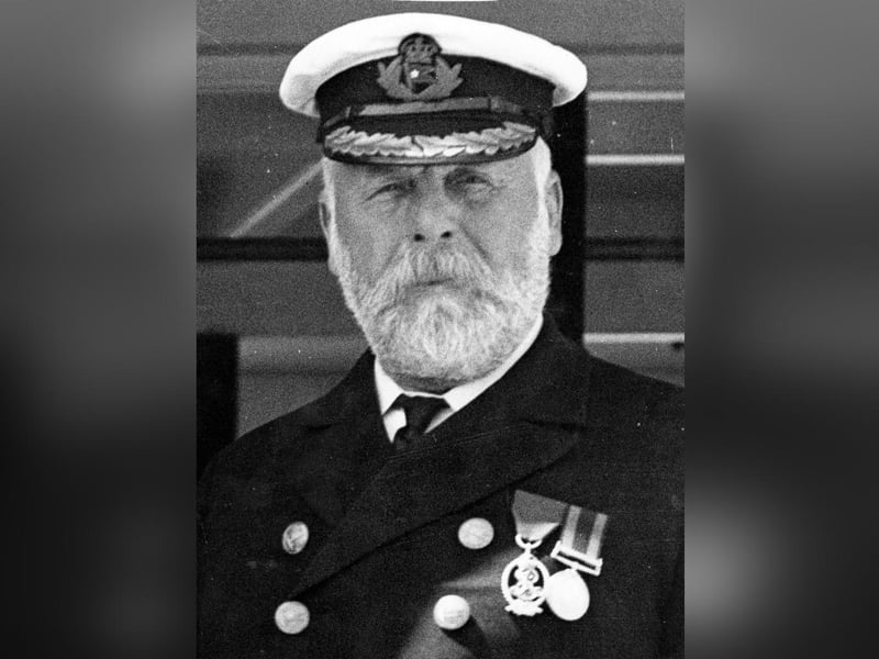 Edward John Smith, the captain of the Titanic.
Around 6,000 artefacts have been recovered from the wreck.