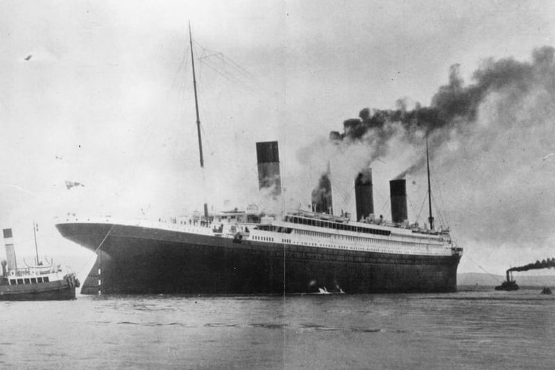 The RMS Titanic on trials in Belfast Lough in 1912.

There were nine dogs onboard the Titanic; only two survived.
