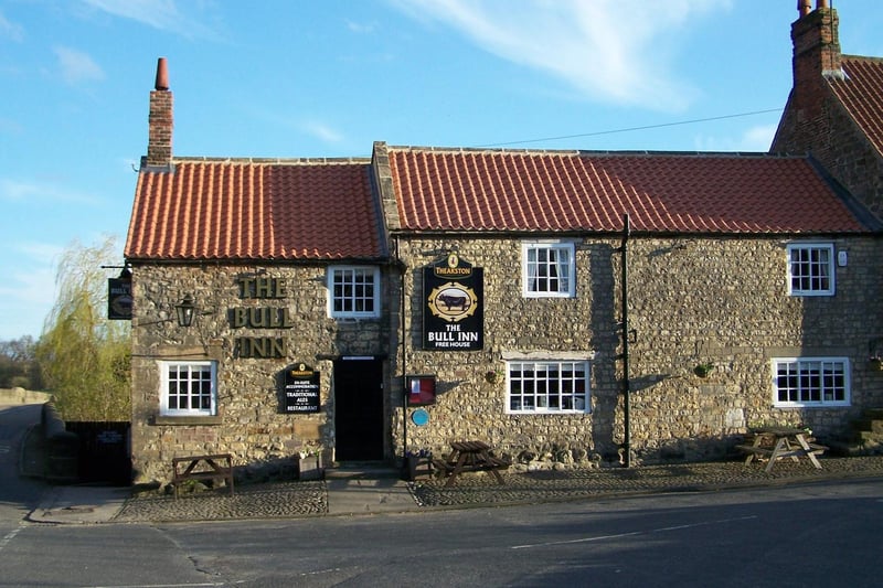The Bull Inn, in West Tanfield, was another pub regularly touted by our readers as having a great beer garden, which sits next to the River Ure