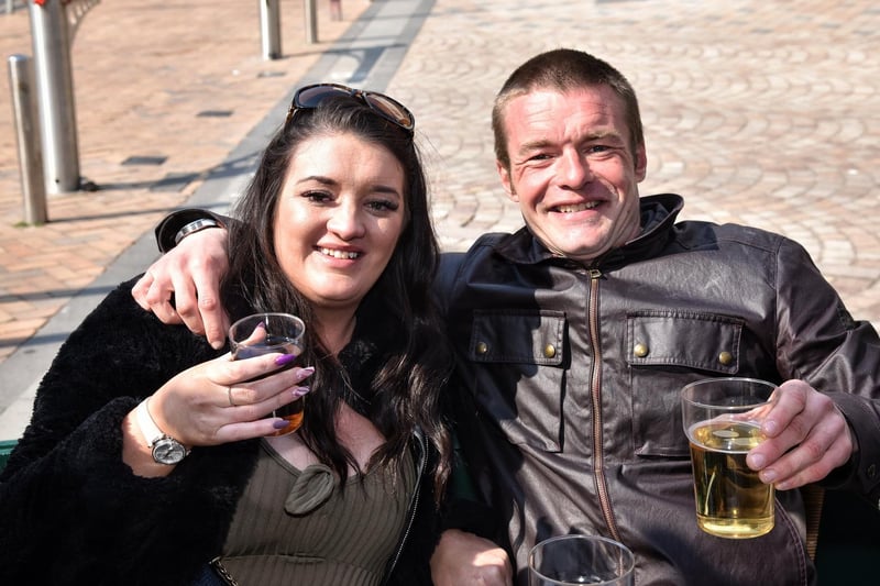 The Rose & Crown, Blackpool - Pictured Kirsty Wood and Joshua Ormes.