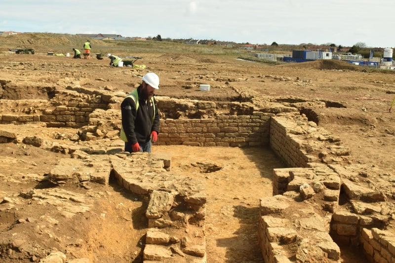 Archaeologists have been working hard on the site that was discovered last year.