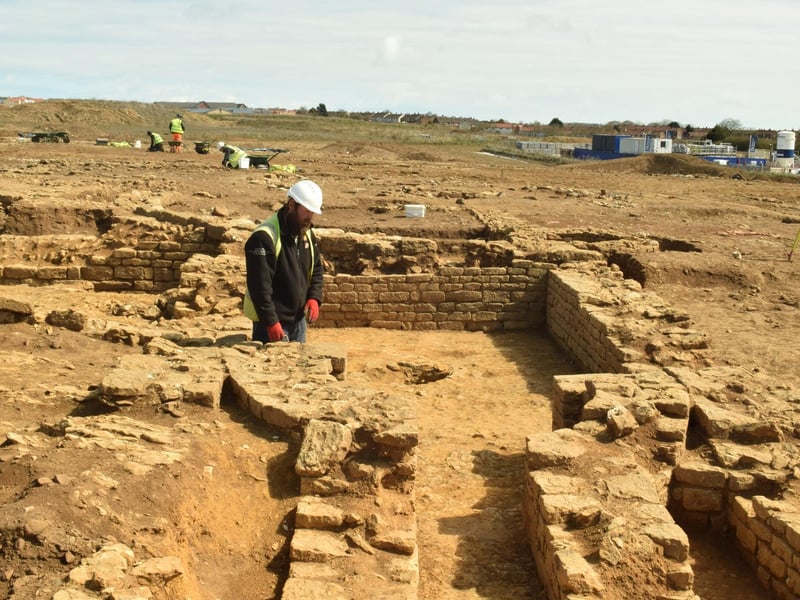 Archaeologists have been working hard on the site that was discovered last year.