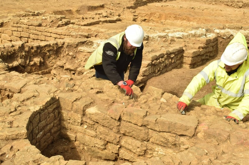 The remains were discovered beneath a building site in Scarborough.