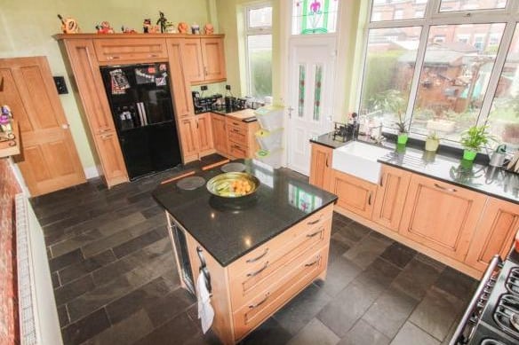 Also on this floor is the kitchen/diner with a well fitted modern kitchen, with a large range style oven and breakfast island. The cellar is accessed through this room. There is also a separate utility room.