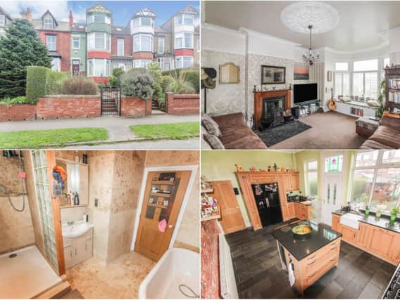 Take a look inside this stunning Edwardian townhouse on the market in Leeds.  Purple Bricks.