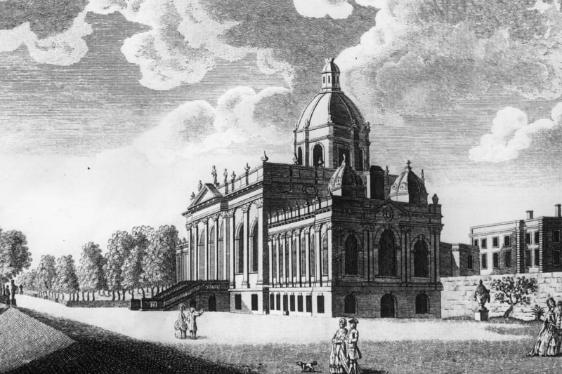 Circa 1750, Castle Howard in Yorkshire. Built for the Earl of Carlisle by architects Sir John Vanbrugh and Nicholas Hawksmoor.