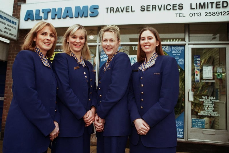 Did you buy a holiday from these ladies back in the day? The Horsforth branch of Althams.
