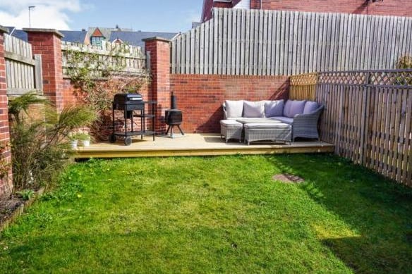 The rear garden is of a very good size and as the house is an end town house it benefits from a larger garden than neighbouring houses.