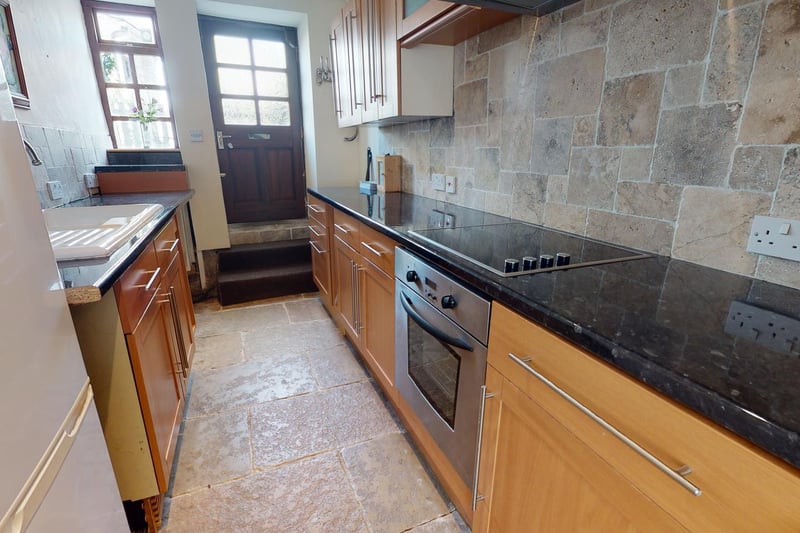 The kitchen in the Pateley Bridge property