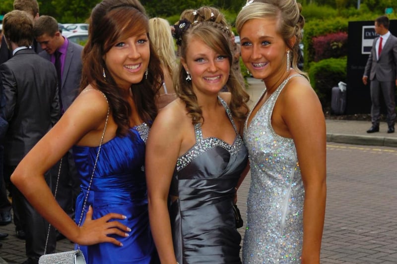 Montgomery High School, 2011. Pictured are Lauren Winters, Amy Taylor and Abigail Cartwright.