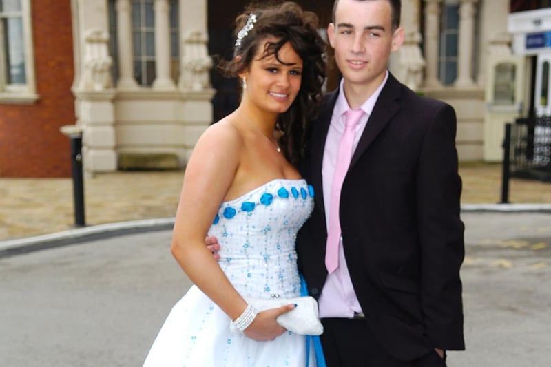 Bispham High School, 2011. Pictured are Laura Dean and Anthony Stevens.