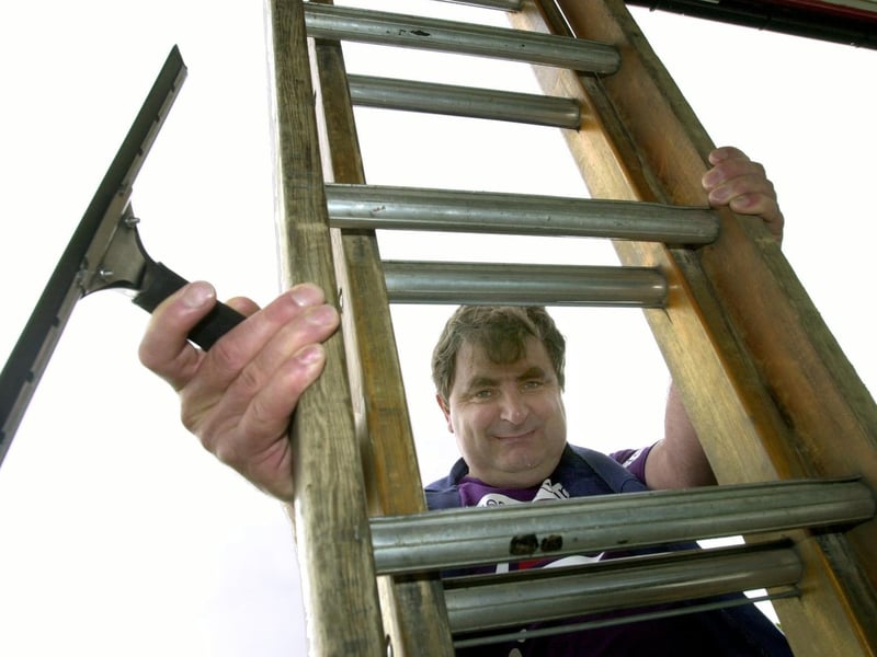 Were you having your windows cleaned by Andrew Walker in May 2000? He had gained an NVQ in window cleaning.