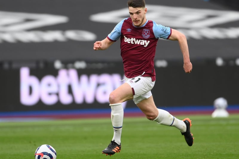 England international midfielder Declan Rice could leave West Ham in search of European football depending on how the Hammers fare. Manchester United and Chelsea are both keen. (Sunday Mirror).