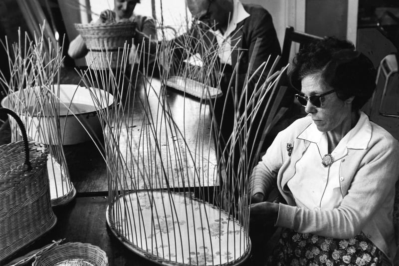 Harrogate, 5th July 1962

Miss Maureen Laycock, Mr. Geoffrey Smith and Miss Elsie Osler doing basketry at St. George's House, harrogate, centre of the Yorkshire Association for the Care of Cripples.