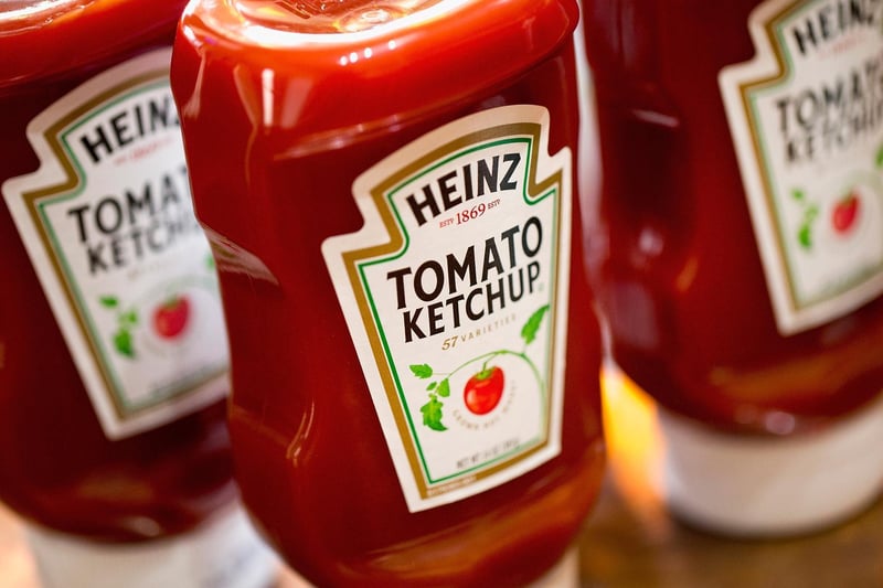 Heinz tomato ketchup - one of they many products made by Heinz and coming back to Wigan.