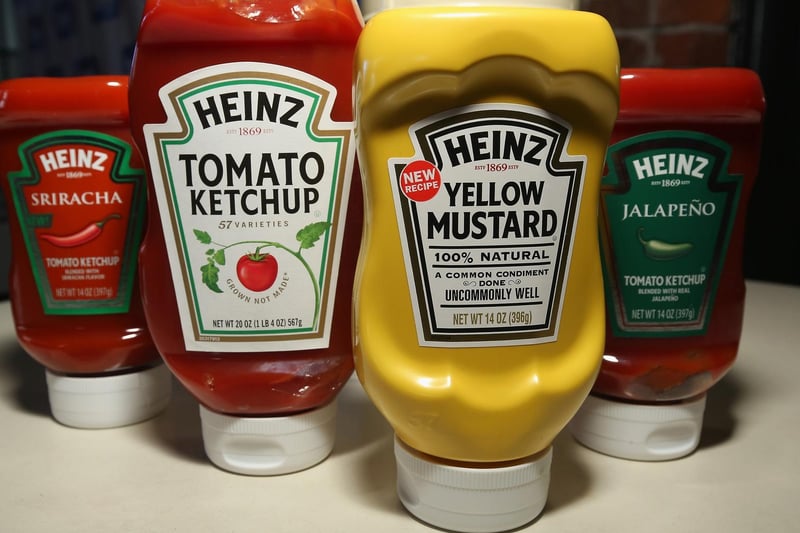 Some of the many sauces created by Heinz.
