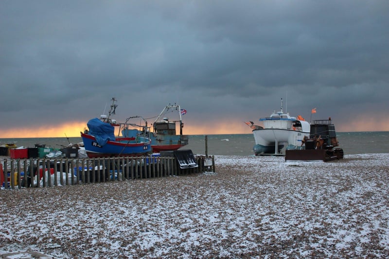 Hastings on Tuesday (February 9) morning. Picture: Kevin Boorman SUS-210902-101159001