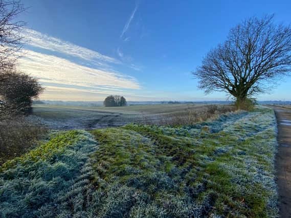 A recent frosty morning in the countryside near King's Sutton (photo by Jannine Paxton-Timms)