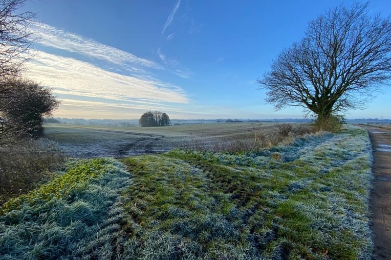 A recent frosty morning in the countryside near King's Sutton (photo by Jannine Paxton-Timms)