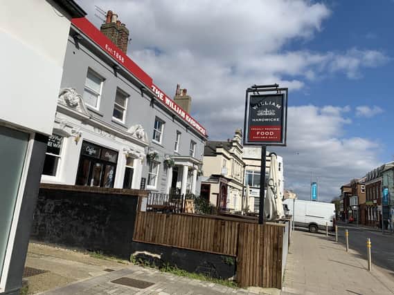 The William Hardwicke in Bognor Regis, will be serving customers in their outdoor seating area from April onwards