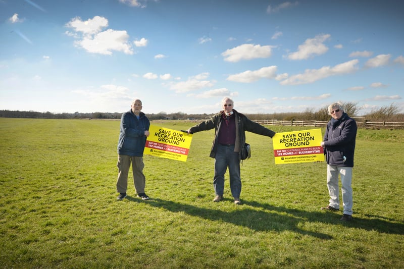 L-R: Peter Clarke (Chairman Friends of Combe Valley), William Ackroyd (Trustee & Treasurer Friends of Combe Valley) and Chris Dadswell (Vice Chair of Friends of Combe Valley).

Pictured at Bulverhythe recreation ground. SUS-210703-113910001