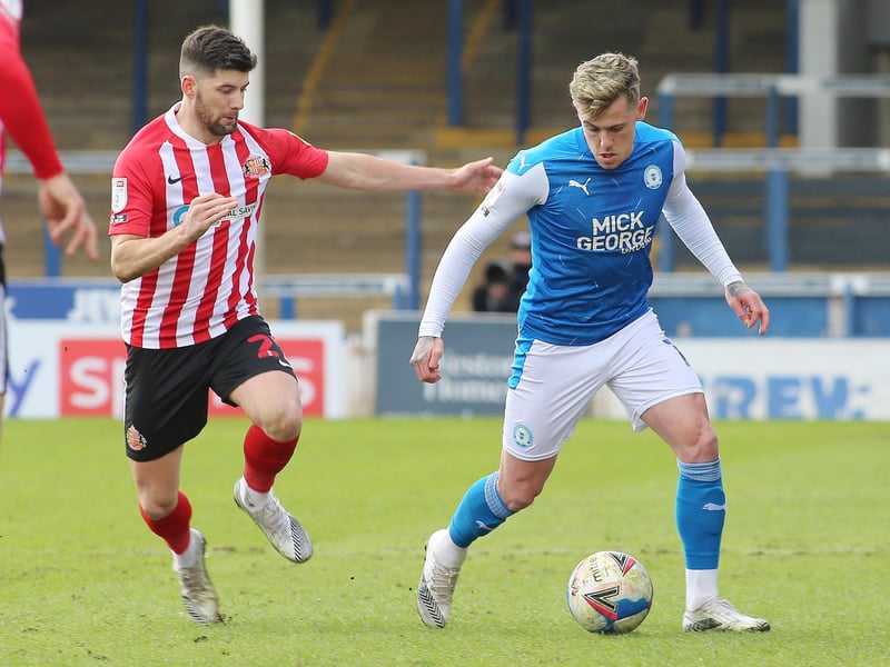 FORWARD: SAMMIE SZMODICS (pictured) v DANNY ROSE: An up and down season for Szmodics, but when he’s hot, he’s usually very hot. Works hard for the team and thrives when playing closely alongside Jonson Clarke-Harris. Rose is an industrious front runner who will hassle and harry the Posh defenders, and is very good in the air for his modest size. All too often has to feed off scraps though. Posh win 8-7.