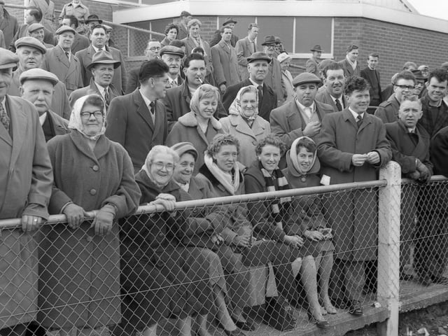 People of all ages, men and women, turned out for the clash.
