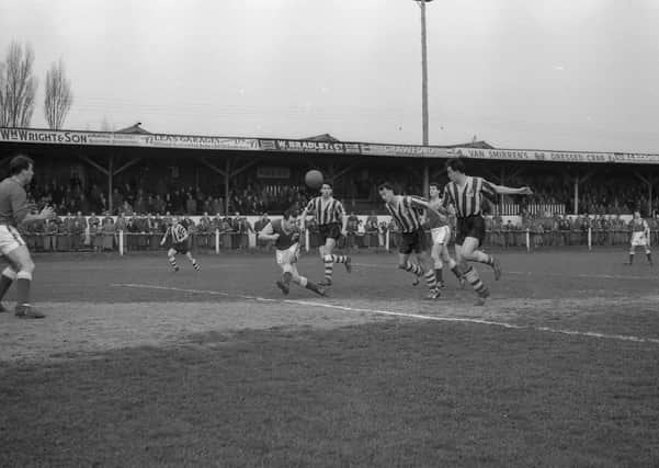 Boston United in action 60 years ago.