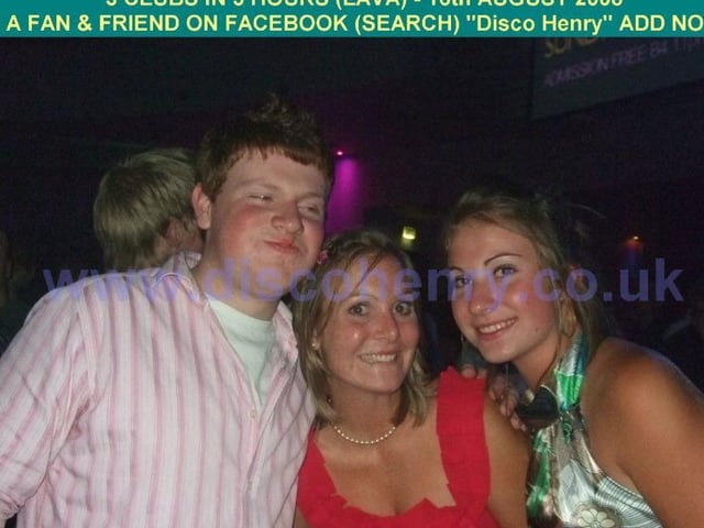 A Saturday night out at Lava in Northampton on August 16 2008. Photo: Disco Henry