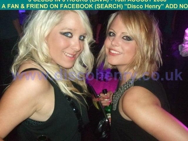 A Saturday night out at Lava in Northampton on August 16 2008. Photo: Disco Henry