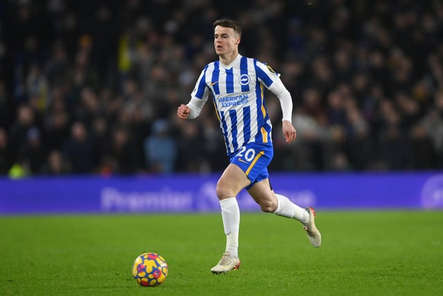 Solly March, who was reportedly subject on Newcastle's interest in the summer, could line up on the left flank. Has struggled for game time this season but could be given a chance by Graham Potter