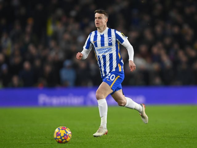 Solly March, who was reportedly subject on Newcastle's interest in the summer, could line up on the left flank. Has struggled for game time this season but could be given a chance by Graham Potter