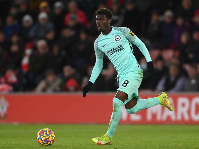The Malian international has struggled for form since his return from the African Cup of Nations. But Graham Potter is likely to persist with the influential midfielder