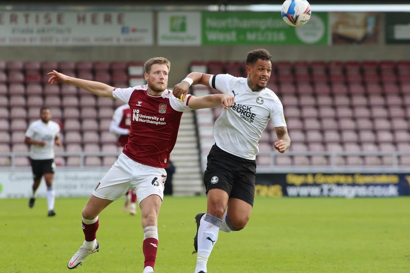 STRIKER: JONSON CLARKE-HARRIS (pictured) v ALEX JONES: Clarke-Harris has enjoyed an incredible season. League One's top scorercould become just the second Posh player to score 30 goals in a single Football League season. Big, strong and deadly. Jones signed in March after a long spell out of game due to injury. He has shown a real spark, desire and targetman nous in his substitute appearances. Ready for a start. Posh win 9-6.
OVERALL SCORES: Posh 90, Northampton 80.