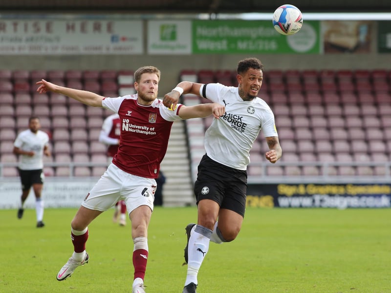 STRIKER: JONSON CLARKE-HARRIS (pictured) v ALEX JONES: Clarke-Harris has enjoyed an incredible season. League One's top scorercould become just the second Posh player to score 30 goals in a single Football League season. Big, strong and deadly. Jones signed in March after a long spell out of game due to injury. He has shown a real spark, desire and targetman nous in his substitute appearances. Ready for a start. Posh win 9-6.
OVERALL SCORES: Posh 90, Northampton 80.