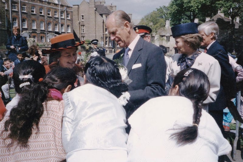 The Queen and Prince Philip on a visit to Peterborough in 1975... Do you have any memories of the visit?