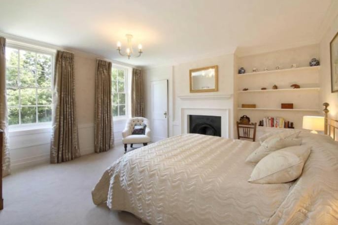 The master bedroom lies to the rear of the house with delightful views over the garden. It has a large separate dressing room leading into the en suite shower room.