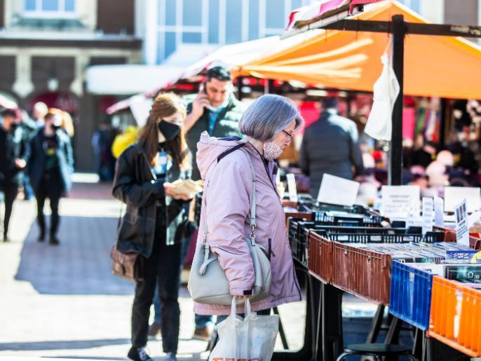 Northampton town centre on Saturday (April 17). Photo: Kirsty Edmonds