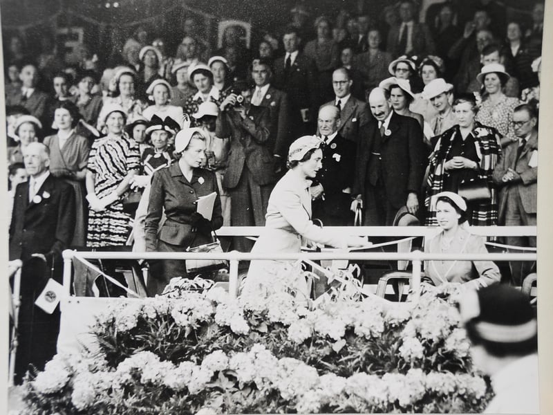 The then Princess Elizabeth at the East of England show in 1951.
