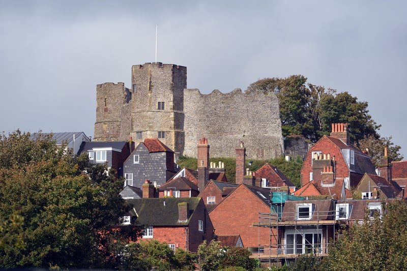 This medieval castle was originally called Bray Castle and  stands on a man-made mount just to the north of the high street in Lewes, East Sussex.