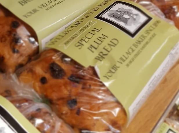 Welbourne Bakery's famed plum bread.