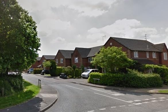 This neighbourhood saw a fall of 9 percent with homes selling for an average of £218,044 in September 2020. Photo: Google Maps.
