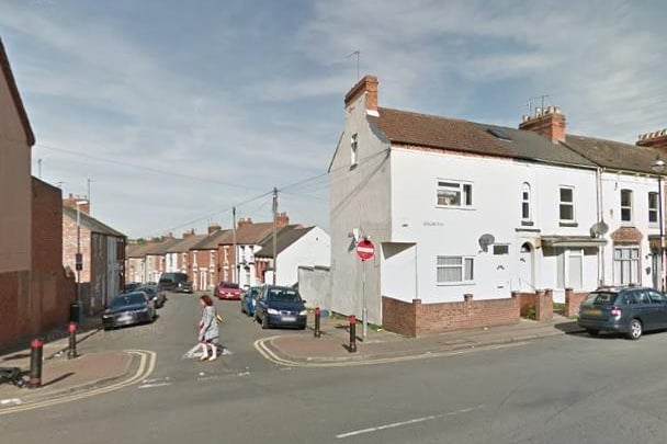 Prices fell by 2 percent in the town centre and Semilong. In September 2020, the average house price was £136,975 compared to £139,741 in September 2019. Photo: Google Maps.