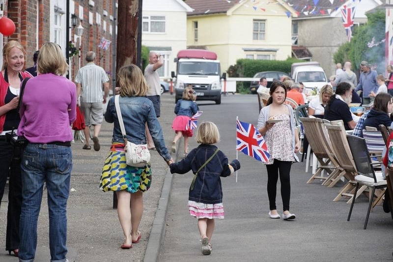 North Road street party in Bosham for the royal wedding. Picture: Lewis Brown