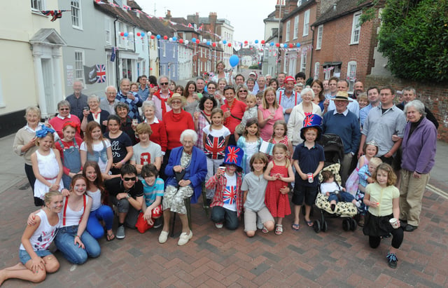 Street party in Westgate. Picture: Kate Shemilt C110794-1