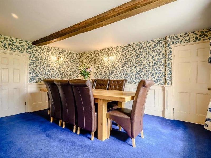 West Lodge converted farmhouse in Ecton is on the market for offers over 2million.
Listed by Fine & Country, marketed by Rightmove.