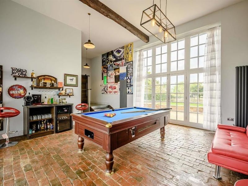 West Lodge converted farmhouse in Ecton is on the market for offers over 2million.
Listed by Fine & Country, marketed by Rightmove.