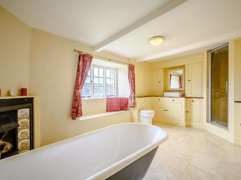 West Lodge converted farmhouse in Ecton is on the market for offers over 2million. 
Listed by Fine & Country, marketed by Rightmove.
