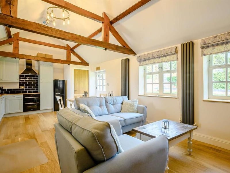 West Lodge converted farmhouse in Ecton is on the market for offers over 2million.
Listed by Fine & Country, marketed by Rightmove.